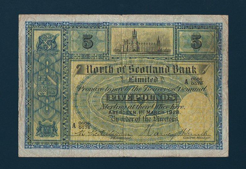 Foto Scotland 5 Pounds 1 3 1928
