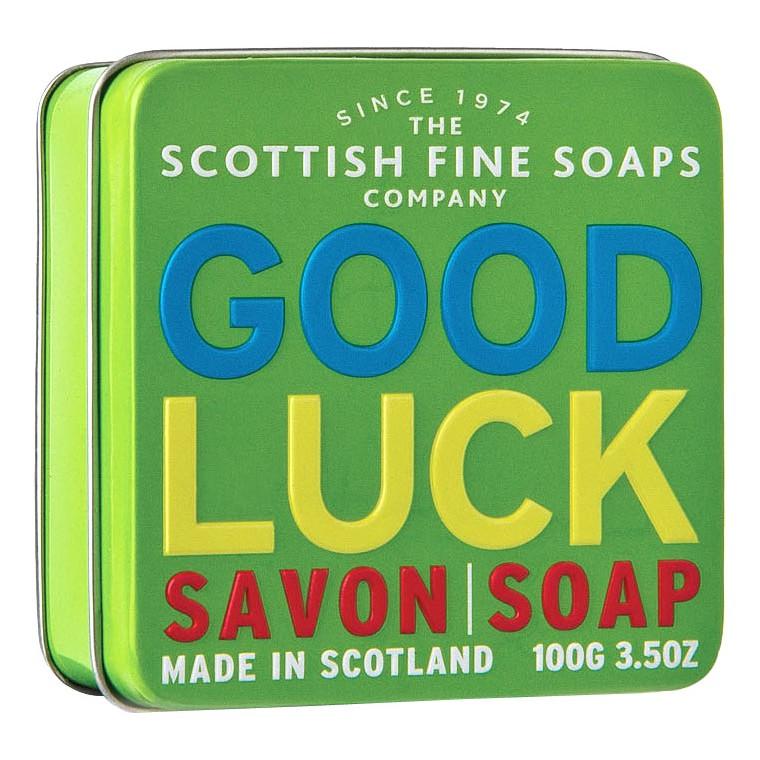 Foto Scottish Fine Soaps Good Luck Soap Tin