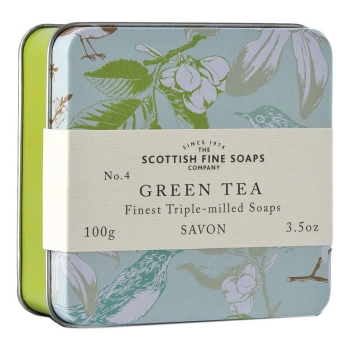 Foto Scottish Fine Soaps Vintage Green Tea Soap Tin
