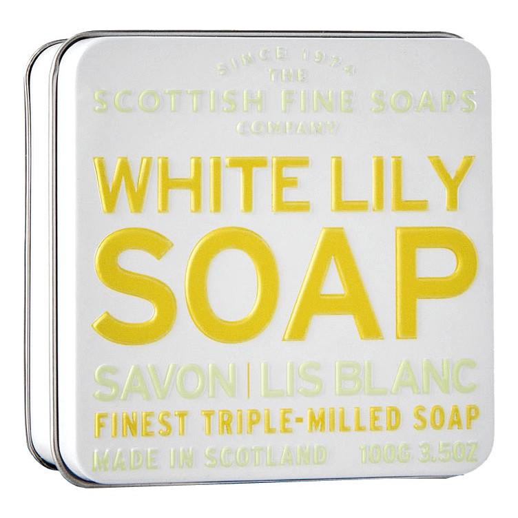 Foto Scottish Fine Soaps White Lily Soap Tin