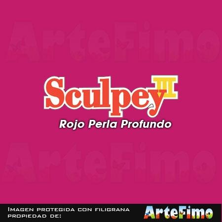 Foto Sculpey III 57gr Rojo Perla Profundo -1140-