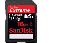 Foto SD Card 16GB SanDisk HD Video 45MB/sec retail foto 951956