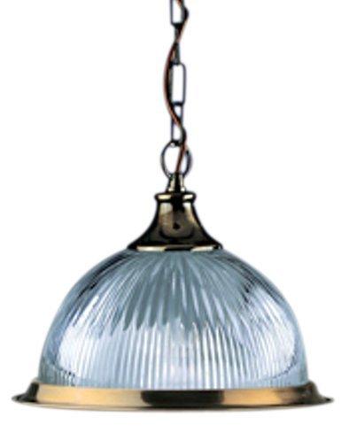 Foto Searchlight AmericAN Diner Single Pendant Glass Antique Brass Fini ...