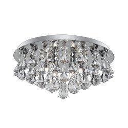 Foto Searchlight3306-6CC HANna 6 Light Flush Ceiling Crystal Light