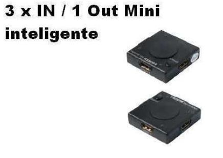 Foto Selector HDMI 3 entradas 1 salida, inteligente
