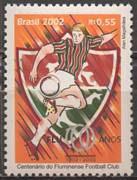 Foto Sello de Brasil 2780 Centenario Fluminense fútbol club foto 732381