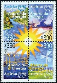 Foto Sello de Chile 1720-1723 América Upaep 06. Ahorro energía foto 501974