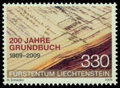 Foto Sello de Liechtenstein 1453 Extracto de un libro