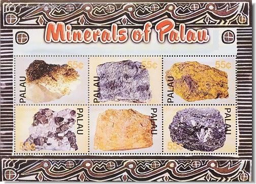 Foto Sello de Palau 1994-1999 Minerales de Palau foto 338908