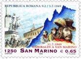 Foto Sello de San marino 1629 Garibaldi en S. Marino foto 832239