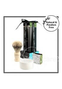 Foto Set de regalo brocha afeitar & crema pre-afeitado edwin jagger. pc5