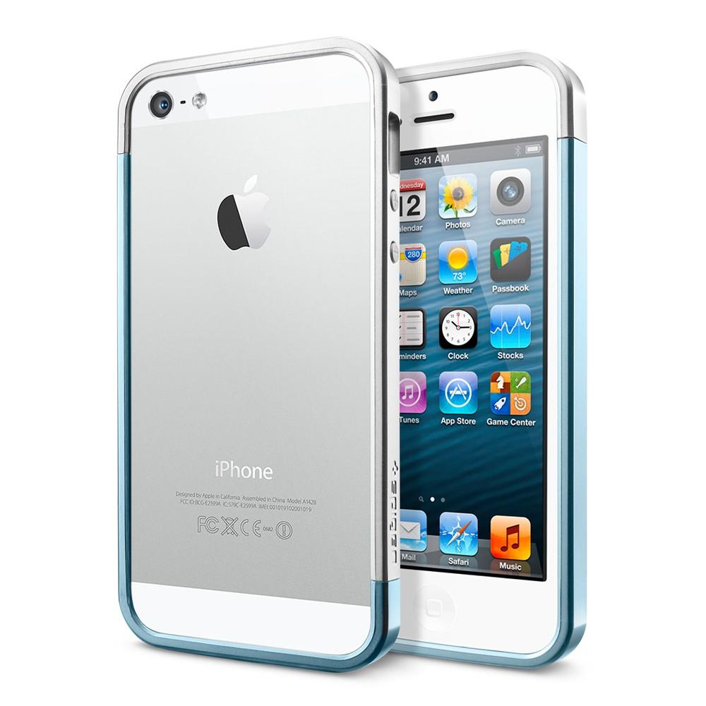 Foto SGP Spigen iPhone 5 Case Linear EX Metal Blue