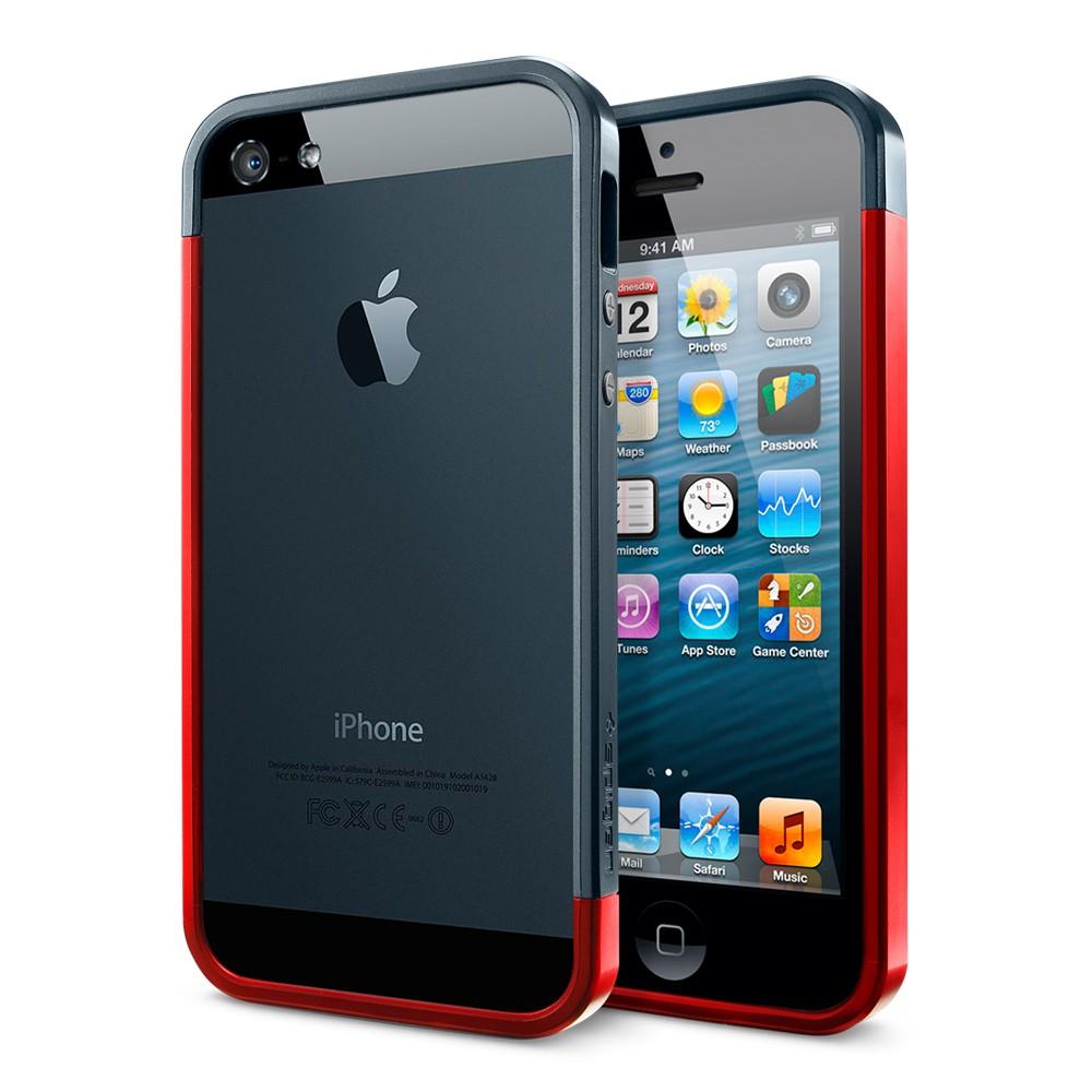 Foto SGP Spigen iPhone 5 Case Linear EX Metal Red