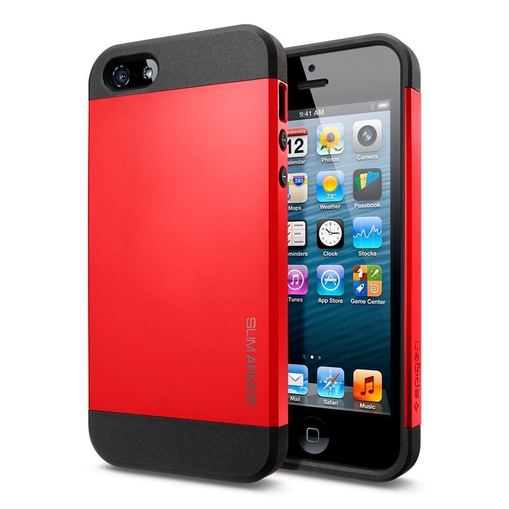 Foto SGP Spigen iPhone 5 Case Slim Armor Crimson Red