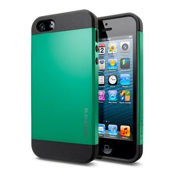 Foto SGP Spigen iPhone 5 Case Slim Armor Emerald Green