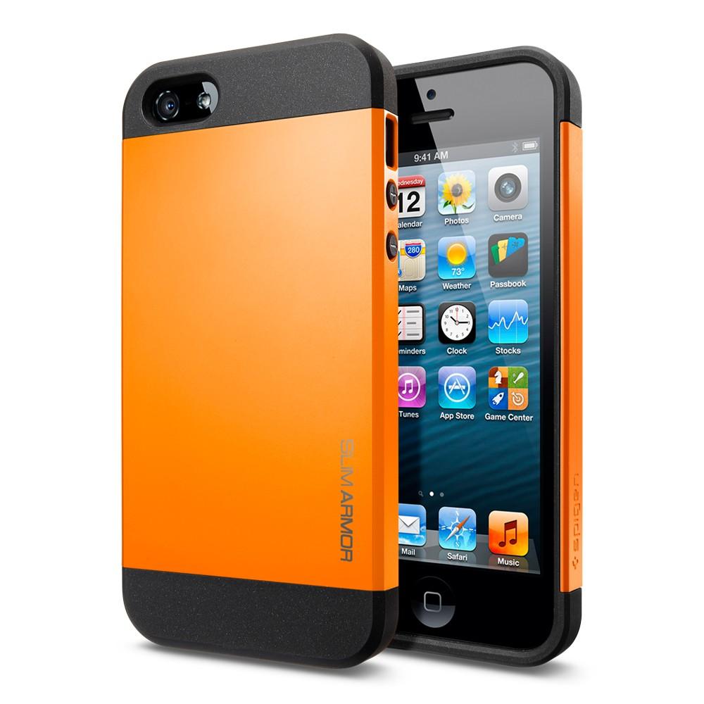 Foto SGP Spigen iPhone 5 Case Slim Armor Tangerine Tango