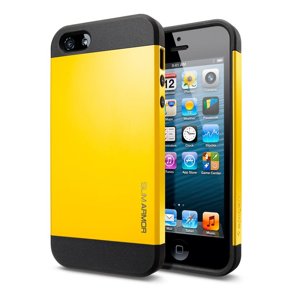 Foto SGP Spigen iPhone 5 Case Slim Reventon Yellow