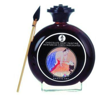 Foto Shunga Chocolat Body Painting