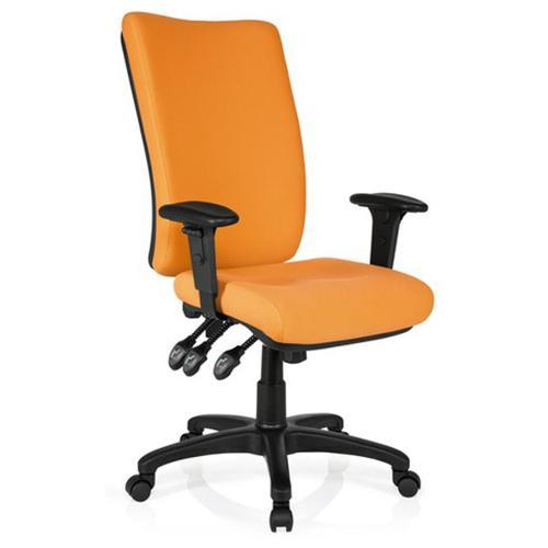 Foto Silla Ergonomica ZENIT MAX, Asiento Ergonómico, Adaptada uso 8h, Brazos regulables, Naranja foto 952673