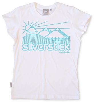 Foto Silverstick Organic Cotton 'Made For Life' T-Shirt (Ladies - Snow ...