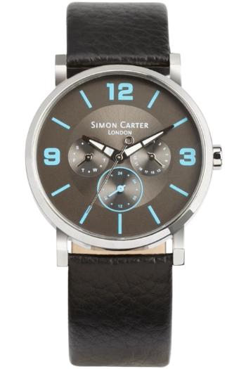 Foto Simon Carter Gents Leather Strap Watch WT2202BL
