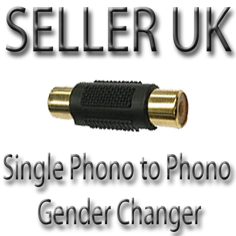 Foto Single Phono to Phono Gender Changer (F-F) - 3RF-F UK