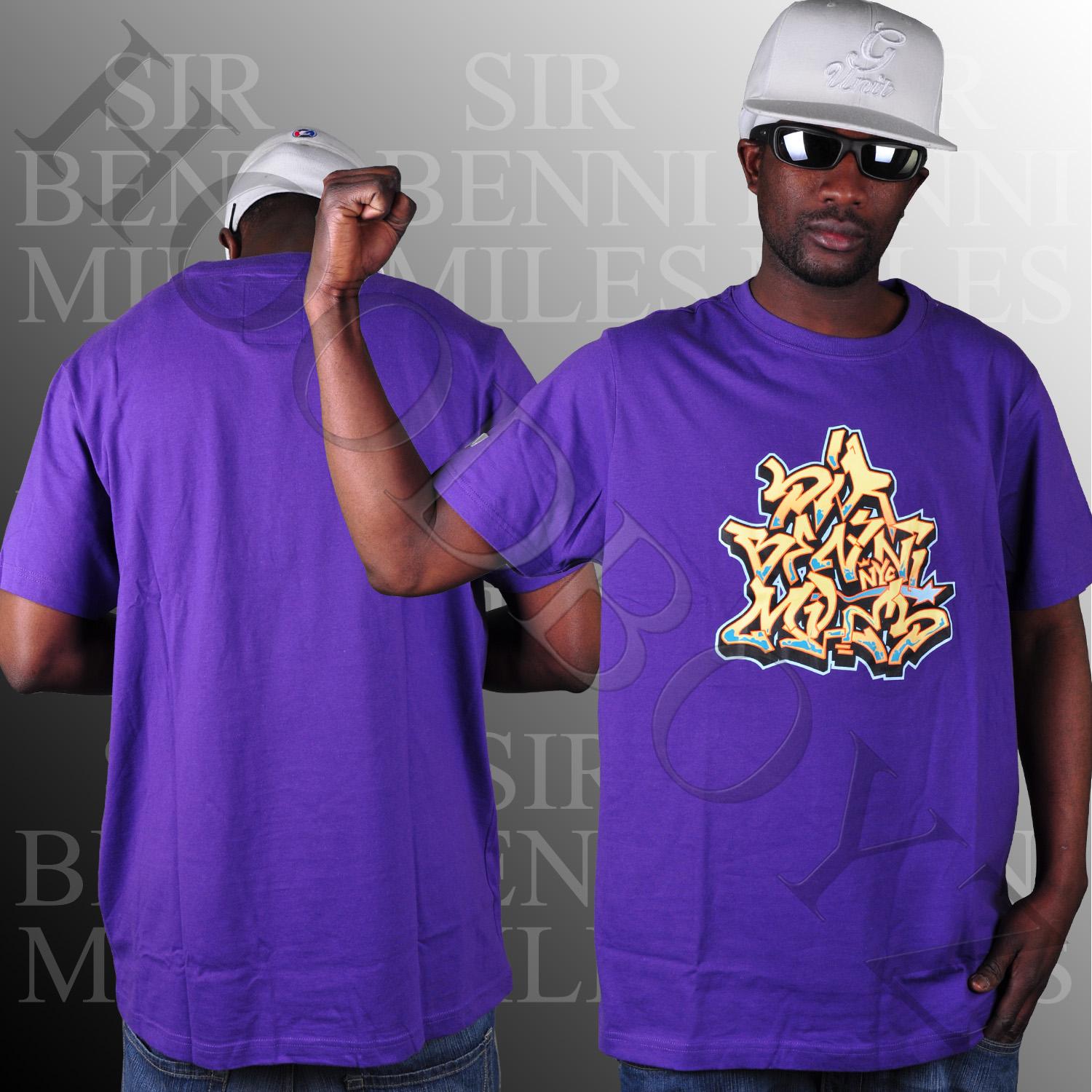 Foto Sir Benni Miles Rock The Block T-shirt Púrpura foto 527722