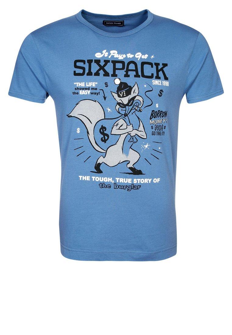 Foto Sixpack France THE BURGLAR Camiseta print azul