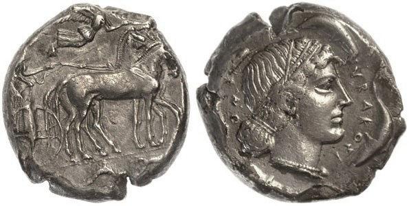 Foto Sizilien,Syrakus Tetradrachme 474-450 v Chr foto 358057