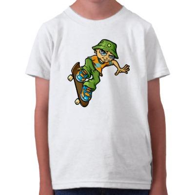 Foto Skater boy and sunhat Camisetas foto 226618