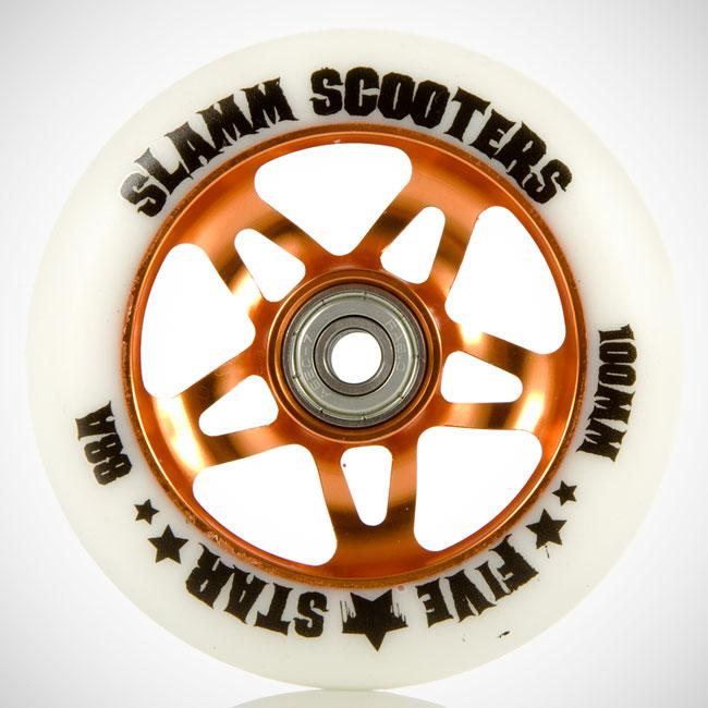 Foto Slamm 5 Star Scooter 88a Wheel X1 Orange