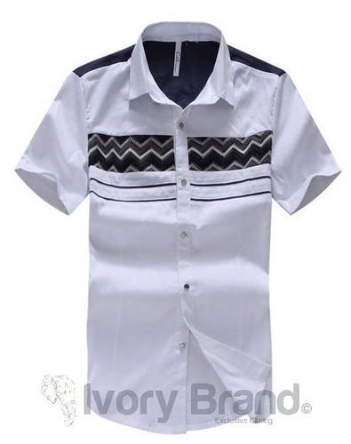 Foto Slim fitting lapel casual shirt