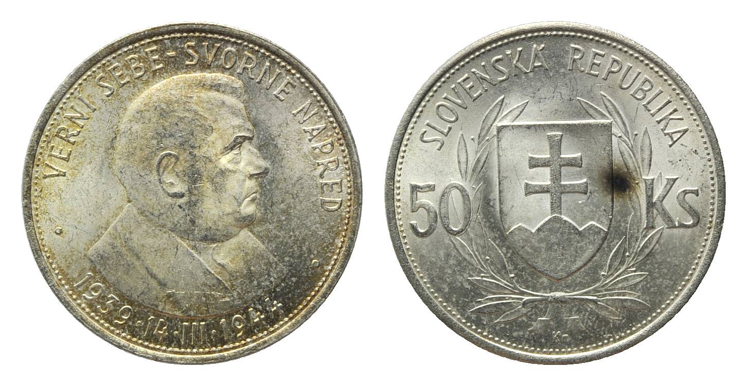 Foto Slowakei, 50 Korun 1944, foto 200729