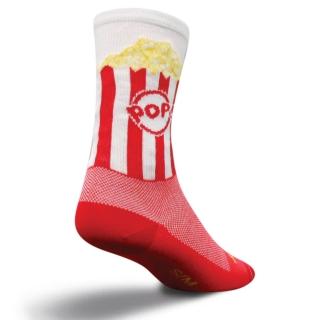 Foto SOCK GUY Calcetines POPCORN Blanco Rojo