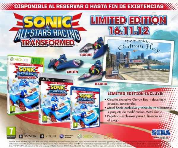 Foto Sonic All-stars Racing Transformed Edición Limitada - Xbox 360 foto 592742