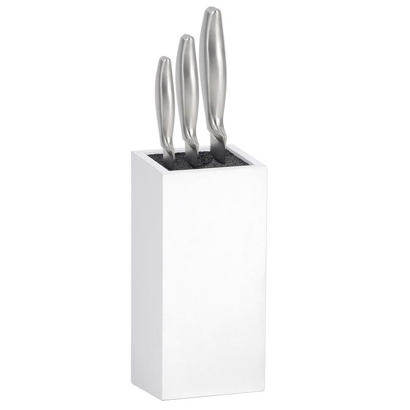 Foto Soporte Cuchillos Cuadrado Blanco