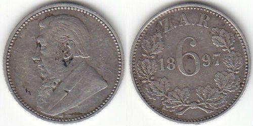 Foto South Africa 6 Pence 1897