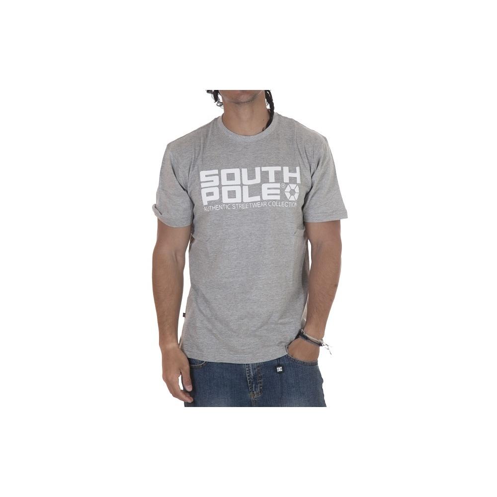 Foto South Pole Camiseta South Pole: Base Gold, Regular Fit, Heather Grey G foto 399475