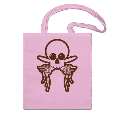 Foto Spaghetti Skull Bolso de yute foto 750463