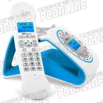 Foto Spc 7703a telf. dect retro combo ag50 id blco/azul