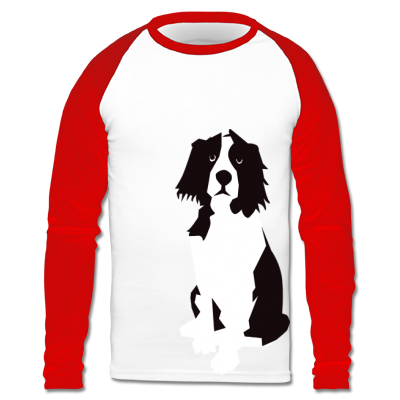 Foto SpringerSpaniel sw Camiseta Raglan Manga Larga Niños foto 56162