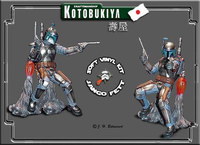 Foto Star Wars Kotobukiya Jango Fett Figure , Loose 100% Complete. foto 229885