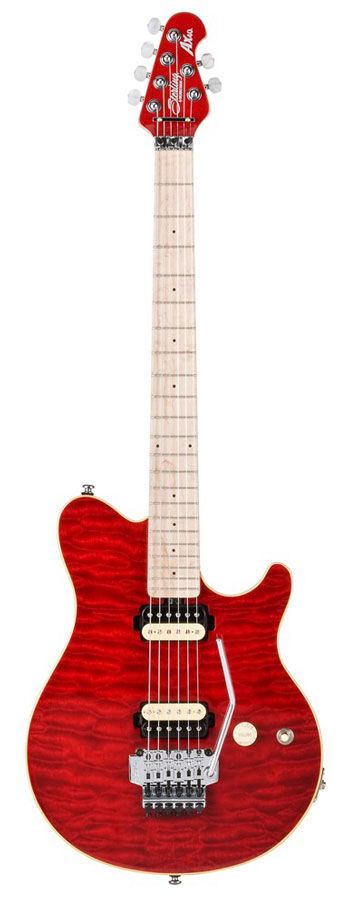 Foto Sterling By Musicman Ax40Tr Transparent Red Guitarra Electrica Transparent Red