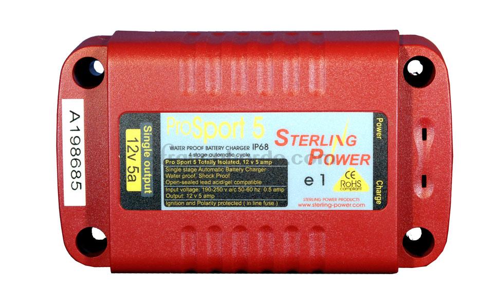 Foto Sterling Power Cargador Baterias Estanco Pro Sport 5