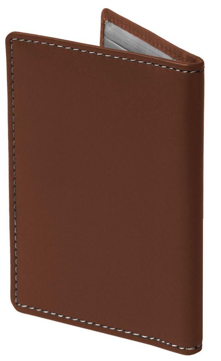 Foto Stewart/Stand Woven Stainless Steel & Leather Card Case - Tan foto 969873