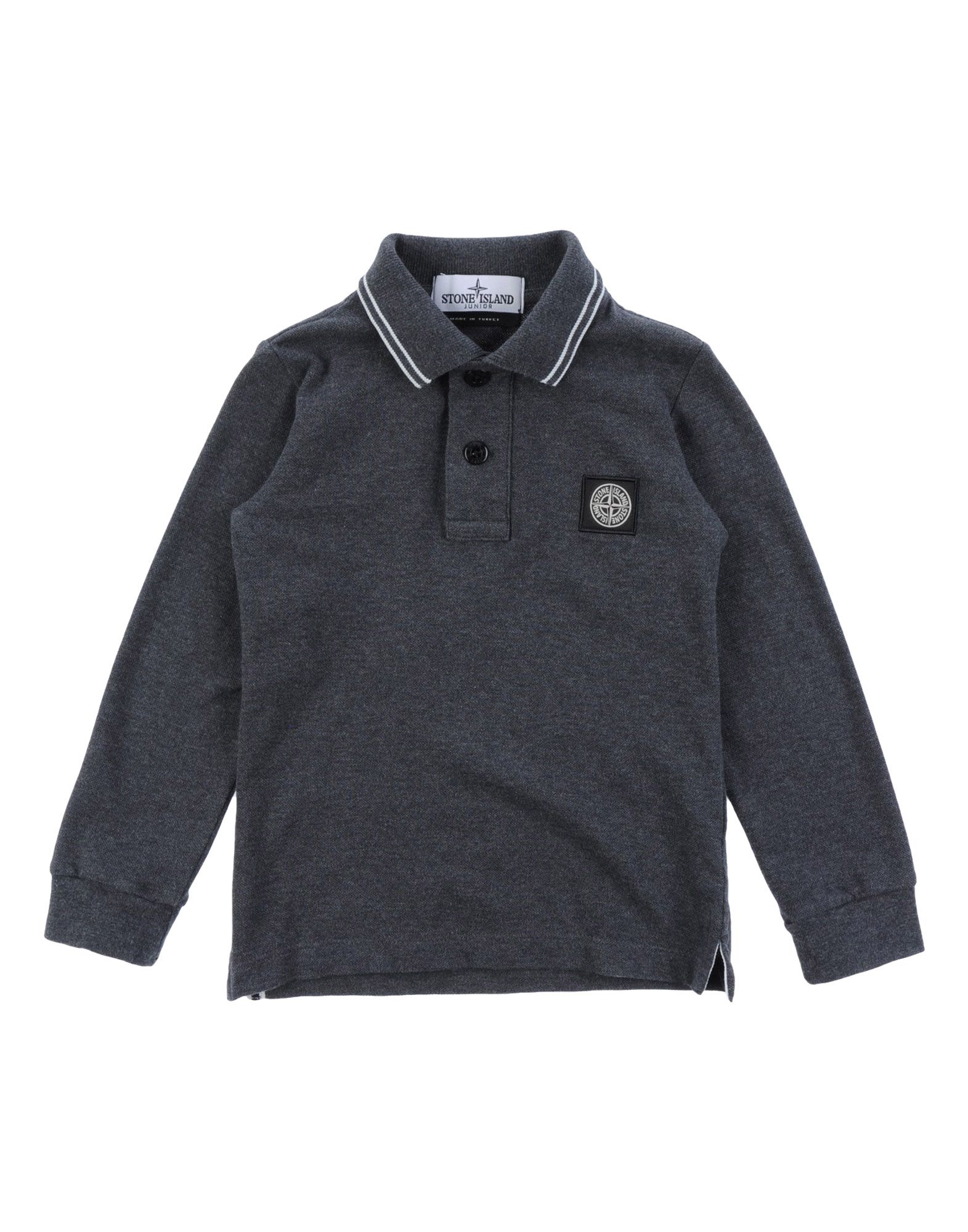 Foto Stone Island Junior Polos Niño Gris