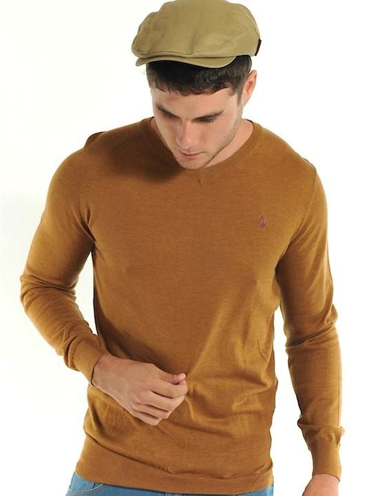Foto Suéter Volcom Standard V Neck Hazelnut foto 259783