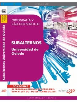 Foto Subalternos de la Universidad de Oviedo. Ortografía y cálculo sencillo foto 784236