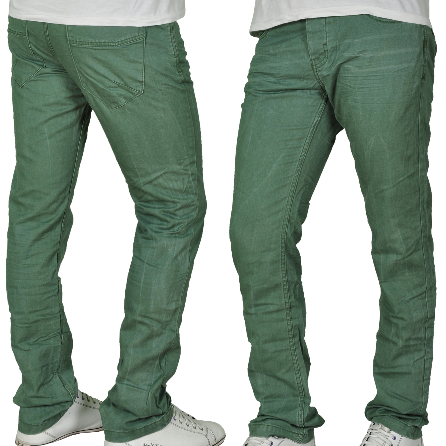 Foto Sublevel Haka Hombres Pantalones De Vestir Verde