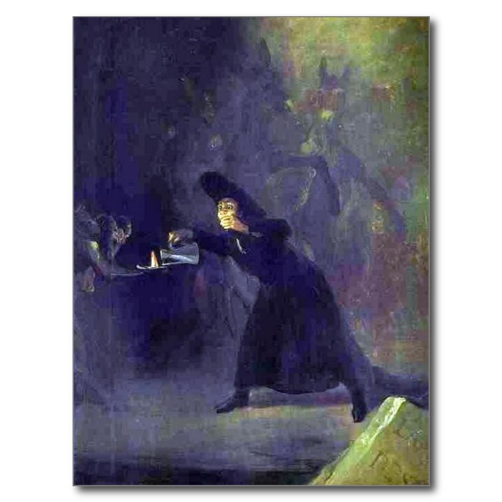 Foto Summary Francisco de Goya: El hombre Bewitched (C. Tarjeta Postal foto 816735